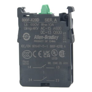 Allen Bradley Pilot Devices 800F-X20D