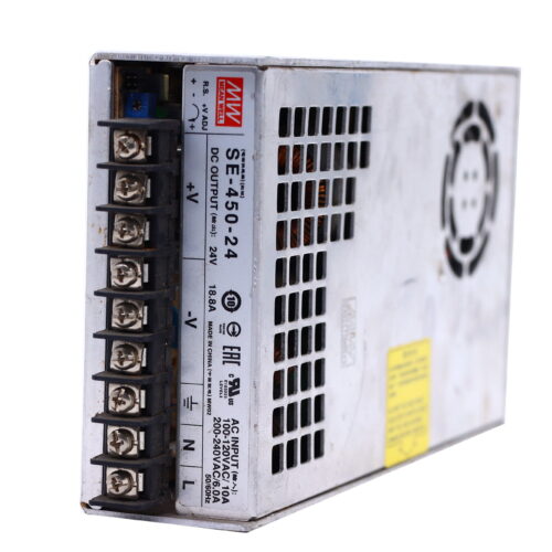 Mean Well  | SE-450-24 | Power Supply | 24 VDC | 18.8A | 450W