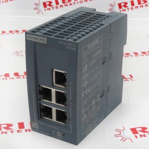 Siemens| 6GK5005-0BA00-1AB2| Ethernet Switch| IP20 DIN Rail mounting DIN Rail mounting Industrial Ethernet switch 5x 10/100 Mbps RJ45 ports |Pre-Owned