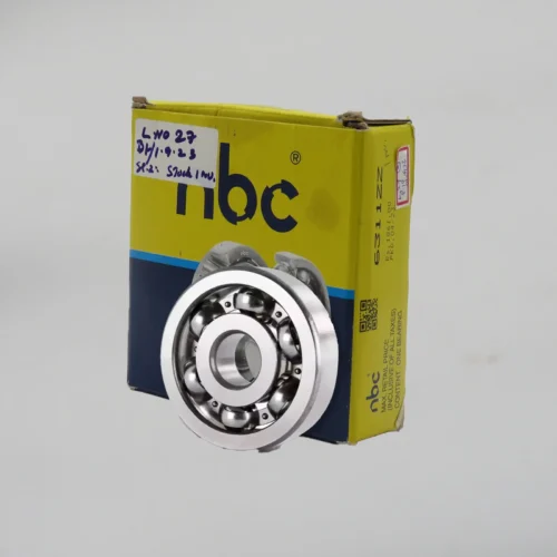 NBC 6311 ZZ Deep Groove Ball Bearing | ZZ Double Metal Shield | High-Grade Steel | Steel Cage | 62.1 kN | 6000 RPM